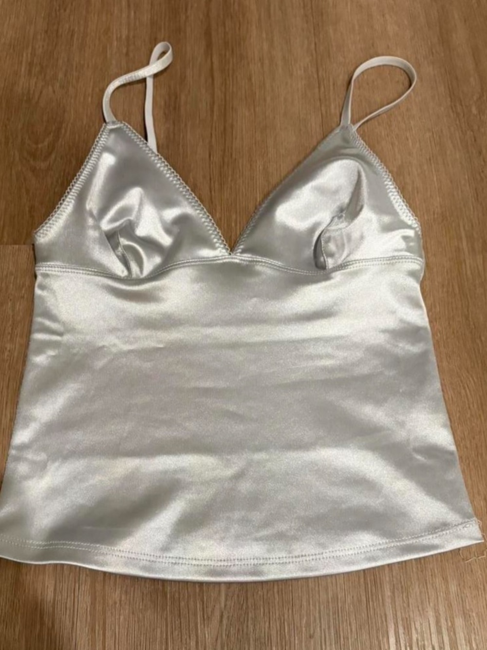 Urban Outfitters Out From Under Je T’aime Shine Satin Cami Tank Top